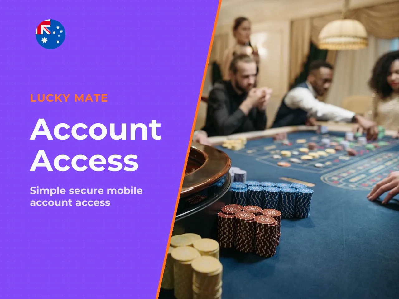Registration, account and navigation in Lucky