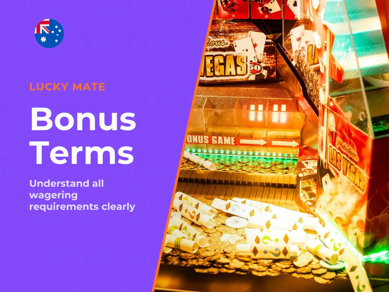 2. Bonus terms and wagering rules