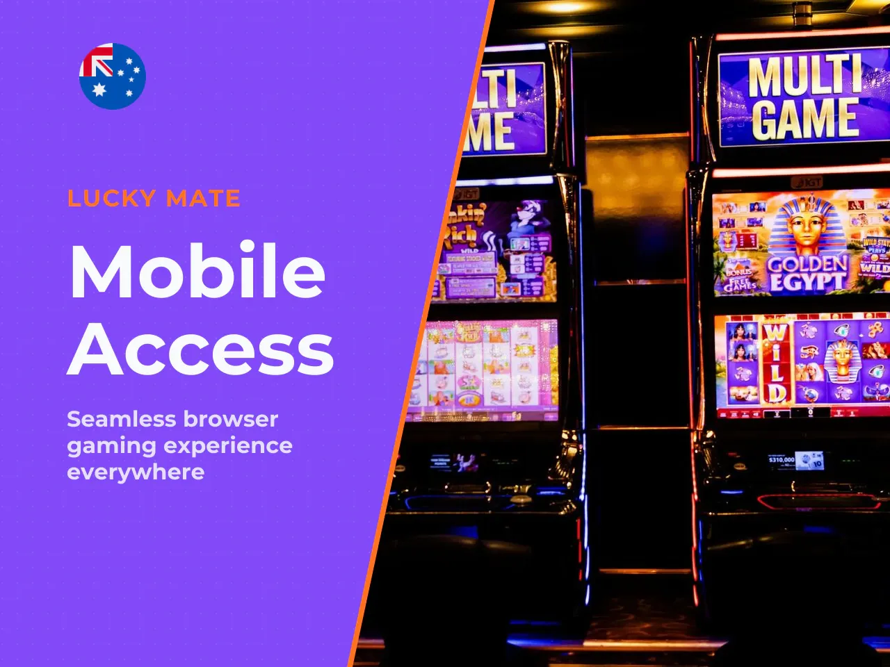 Accessing Lucky Mate through a mobile