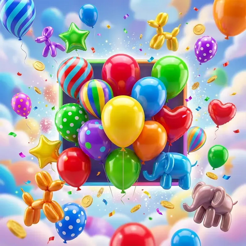 Balloon game play online free, in