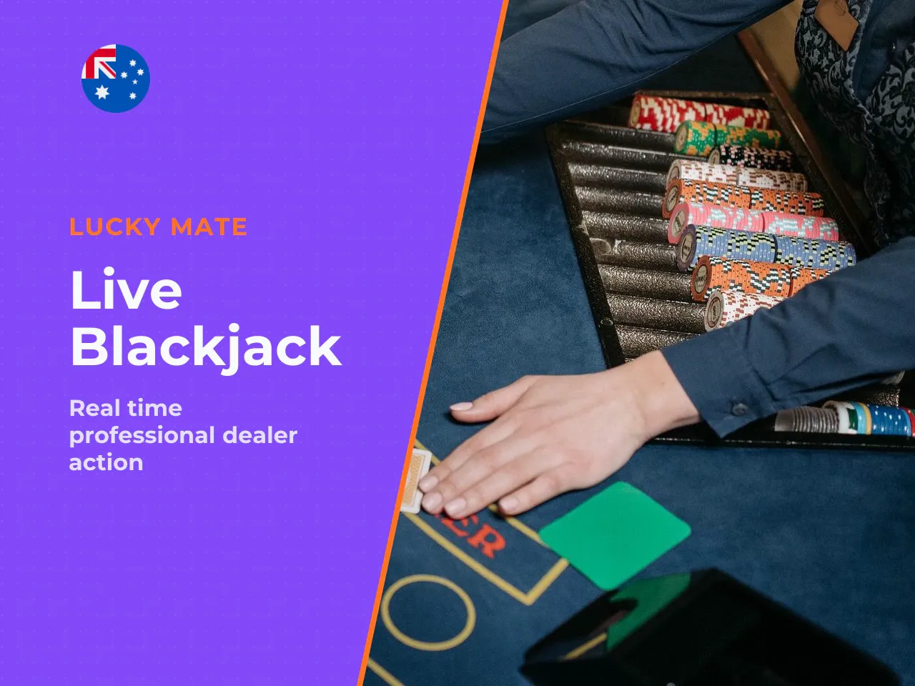 1.2 Live blackjack with a real